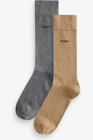 HUGO BOSS Regular Length Cotton Blend 2 Pack SocksS-M