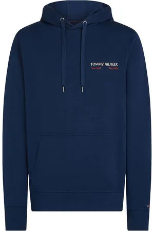 Tommy Hilfiger Tryk 100% Bomuld HættetrøjeMiddel