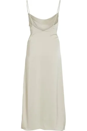 VILA Cami Satin Slip Occasion Dress38