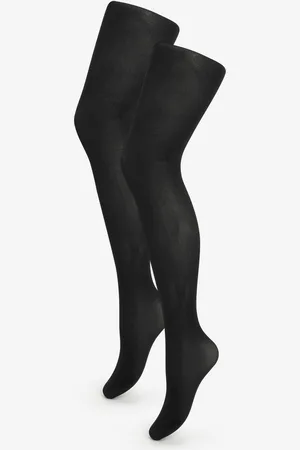 Pretty Polly 6 Pack Black 40 Denier Everyday Opaque TightsS-M