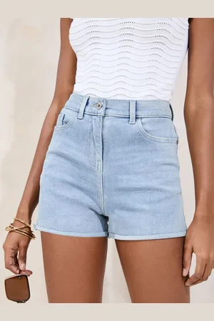 Lipsy London Denim Turn Up Shorts