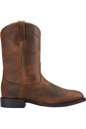 Ariat Brown Heritage Roper Western Boots