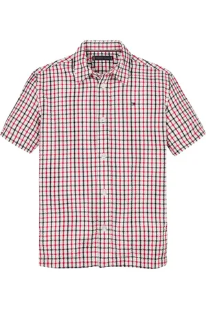 Tommy Hilfiger Seersucker Short Sleeve Shirt140146cm