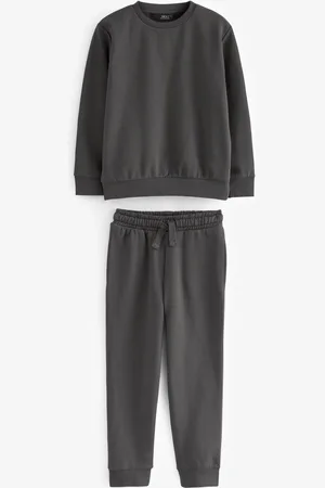 Next Plain Jersey Sweatshirt and Joggers Set (3mths-7yrs)5 - 6 år (110 - 116cm)