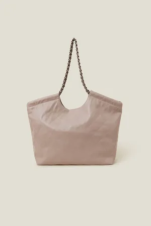 Accessorize Chain Strap Faux Leather Shoulder BagEn