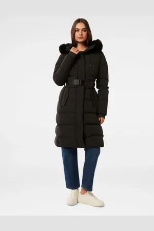 Forever New Vienna Mid Length Down Puffer Coat34
