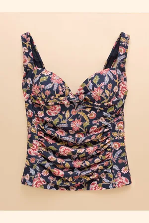 Joules Jasmine blomstret tankini-top36