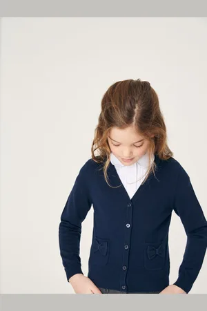 Next Cotton Rich Sløjfe Pocket School Cardigan (3-16år)16 år (176cm)