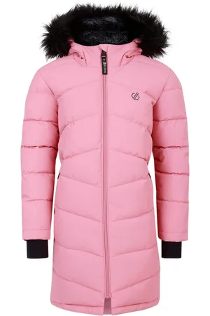 Dare 2B Girls Striking III Hooded Long Line Jacket3 - 4 år (98 - 104cm)