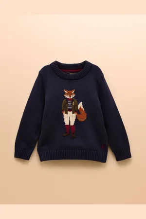 Joules Jonty Intarsia Knitted Jumper98104cm