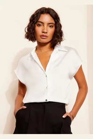 Friends Like These Kortærmet Satin Knapper Shirt42