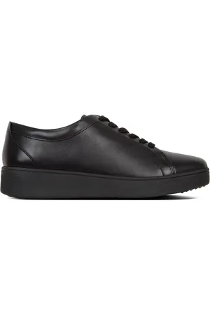 FitFlop Rally Leather White Trainers