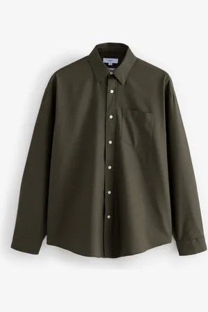 Next Langærmet 100% Bomuld Oxford Skjorter5XL