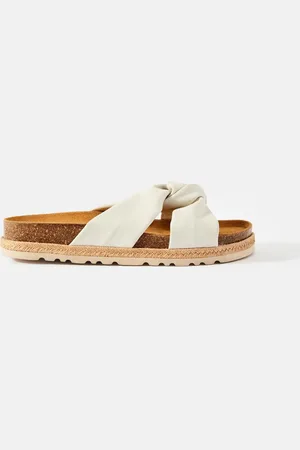 mint&berry Bryony Leather Flat Sandalseu41