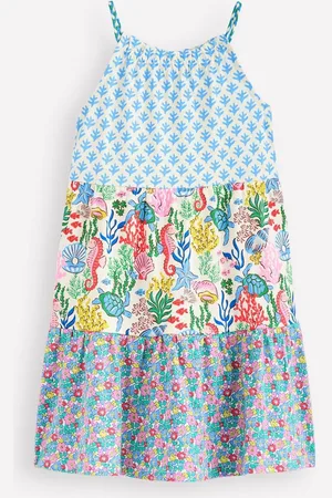 Boden Enola Hotchpotch 100% Cotton Jersey Dress116122cm