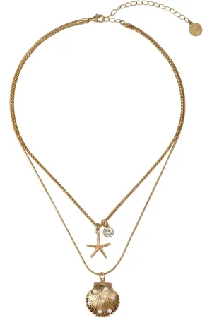 Bibi Bijoux Gold Tone Seaside Layered Necklaceen