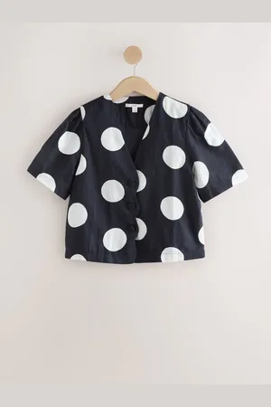 Next Hør Blend Kammusling Button Down Kortærmet Bluse52