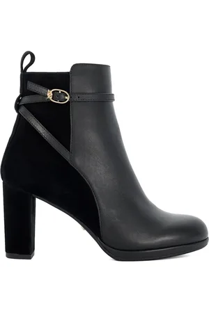 Dune Ottara Block Platform High Ankle Boots