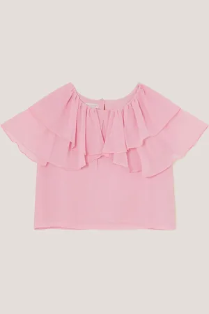 Monsoon Paris Ruffle Chiffon Top128134cm