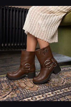 Novo Dafra Harness Biker Ankle Boots