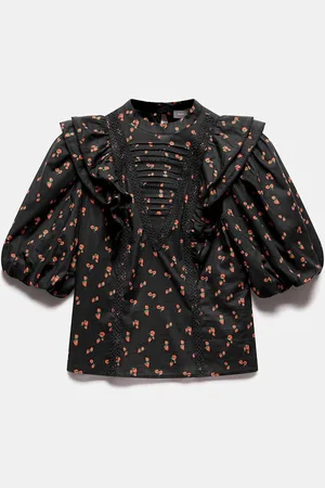 mint&berry 100% Cotton Strawberry Print Topmedium