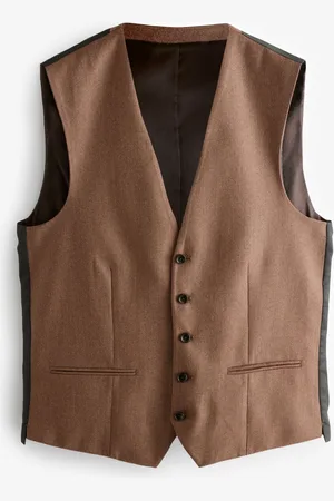 Next Signature Zignone Flannel Jakkesæt Vest54 Regular (UK 44 R)