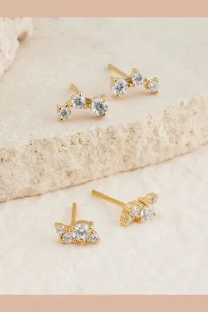 Next Sparkle Stud Earrings 2 PackEn