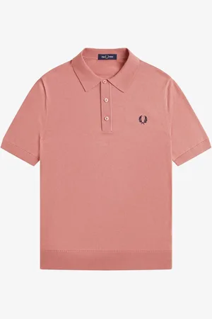 Fred Perry Cotton Knitted Polo-skjorterSmall