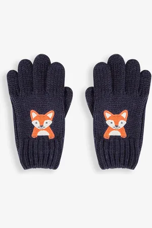 JoJo Maman Bébé Fox Appliqué Handsker3 - 6 år (98 - 116cm)