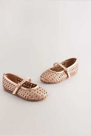 Next Leather Woven Mary Jane Shoesuk7eu24