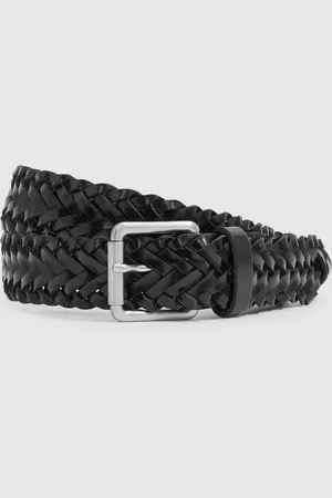 Reiss Carlton Woven-Leather Belt32