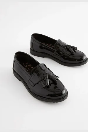 Next Leather Tassel Loafer School Shoes