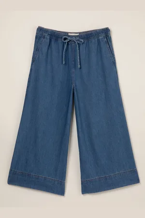 Fat Face FatFace Wide Leg 100% Cotton Culottes