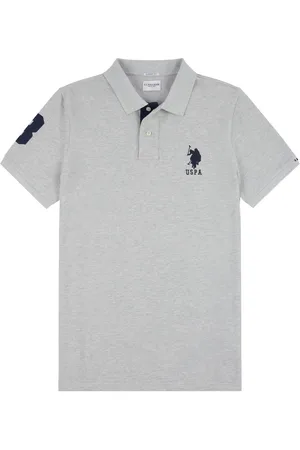 U.S. Polo Assn. U. S. Polo Assn. Regular Fit Mens Player 3 Pique 100% Cotton Polo ShirtL