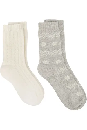 Totes Dame Cashmere Blend Ankel Sokker 2 PakkeEn