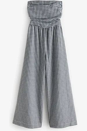 Next Bandeau Seersucker Jumpsuit