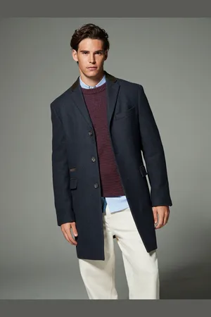 Next Wool Rich Epsom Coat with Cord CollarXXL