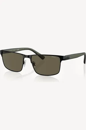 Ralph Lauren Ph3155 Rectangle Black Sunglassesonesize