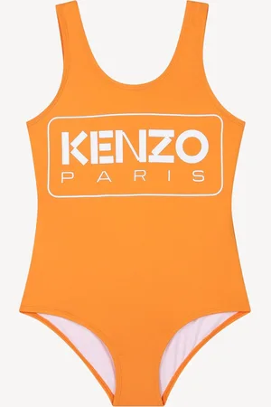 Kenzo Orange Rectangle Logo Swimming Costume14 år (164cm)