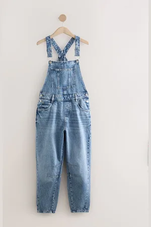 Next 100% Bomuld Denim smækbukser40høj