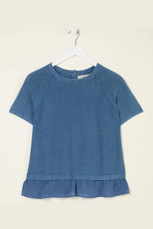 Fat Face FatFace Laundered Woven Knit Top52