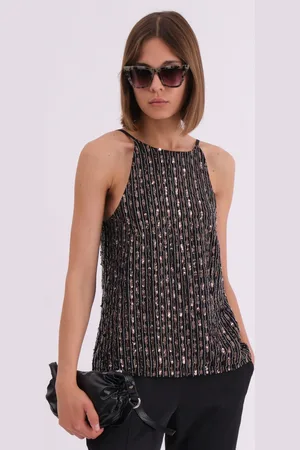 Religion Lucy Bodice Halterneck Top med håndperler38