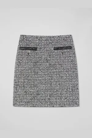 LK Bennett Charlie Tweed and Trim Skirt42