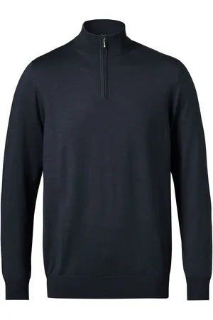 Charles Tyrwhitt Merino Quarter Zip TrøjeM