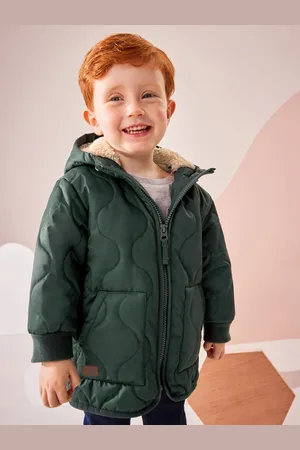 Next Quilted Borg Fleece Lined Shower Resistant Coat (3mths-7yrs)5 - 6 år (110 - 116cm)