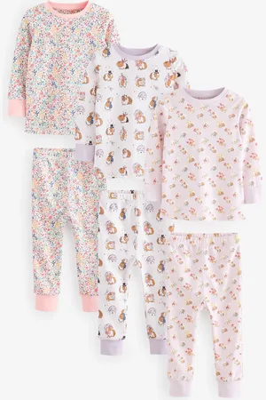 Next Cath Kidston Snuggle 100% Cotton Pyjamas 3 Pack98104cm