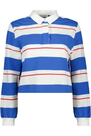 Baukjen Blue Bluebell Cropped Rugby T-Shirt Azure40