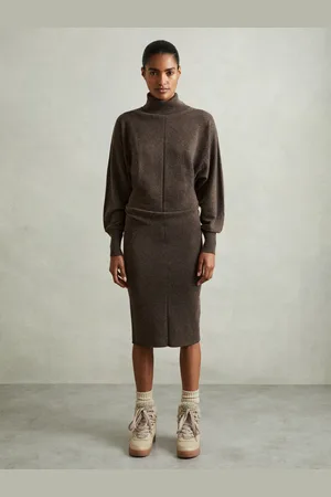 Reiss Winslet Jumper Dress with Wool and CashmereM