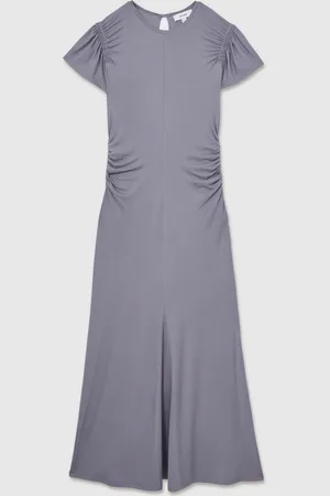 Reiss Helia Modal Blend Ruched Jersey Dress