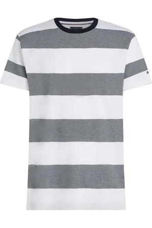 Tommy Hilfiger Regular Fit Striped 100% Cotton T-ShirtStor